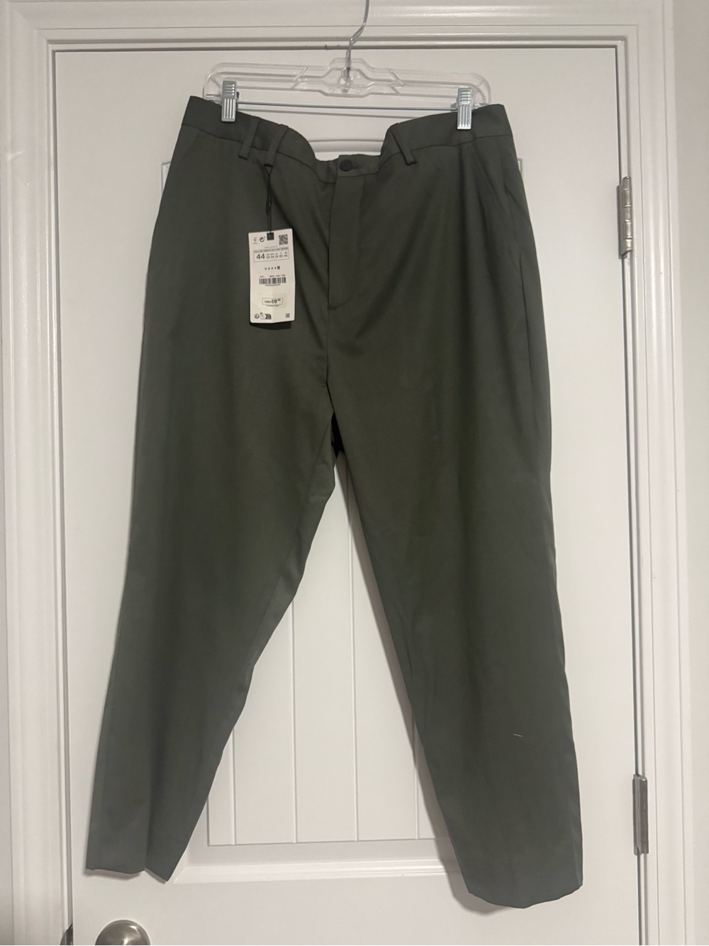 Zara Men's Olive Dress Trousers